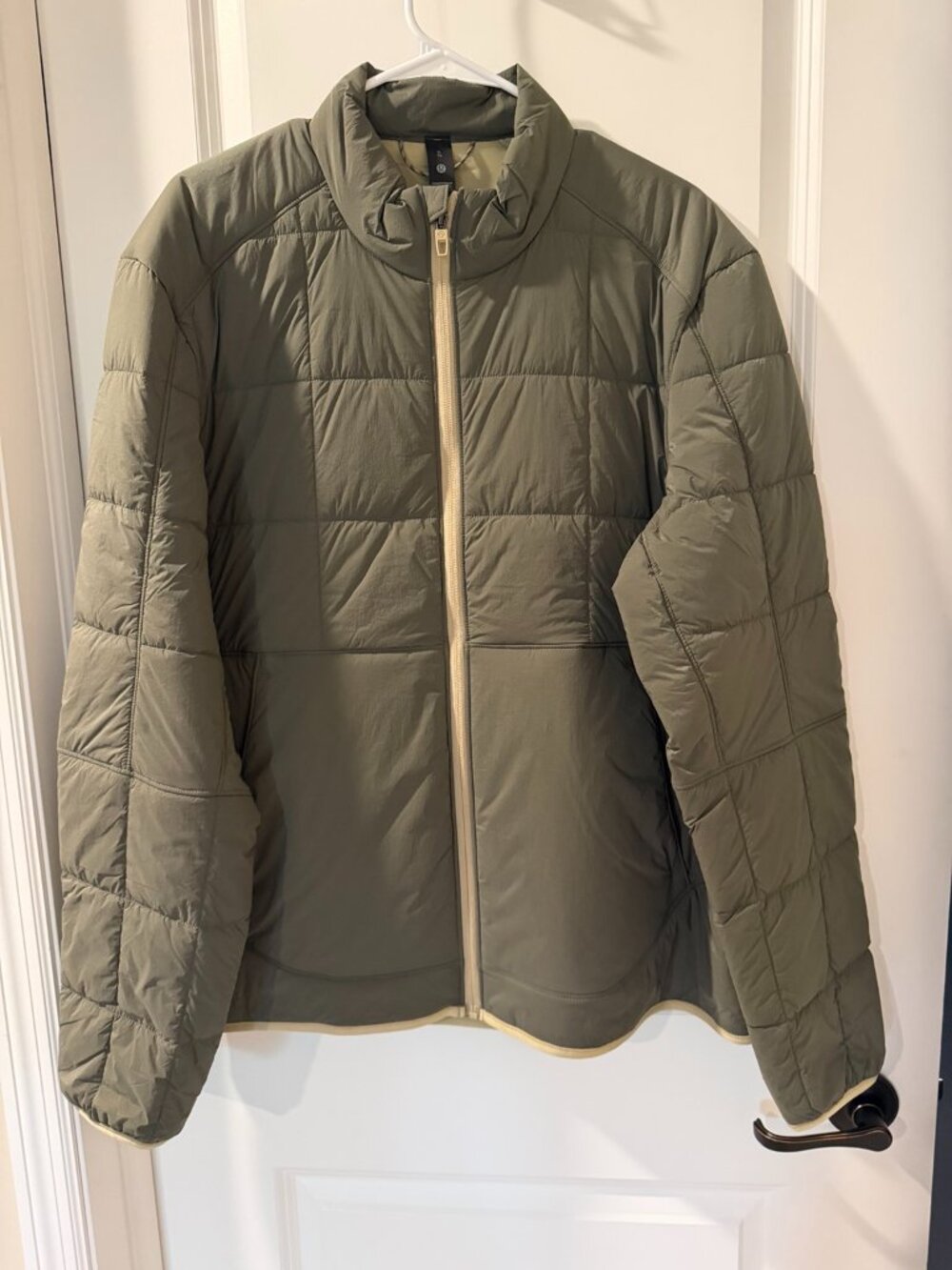 Lululemon Navigation Stretch Down Jacket Olive Men’s XL NWOT